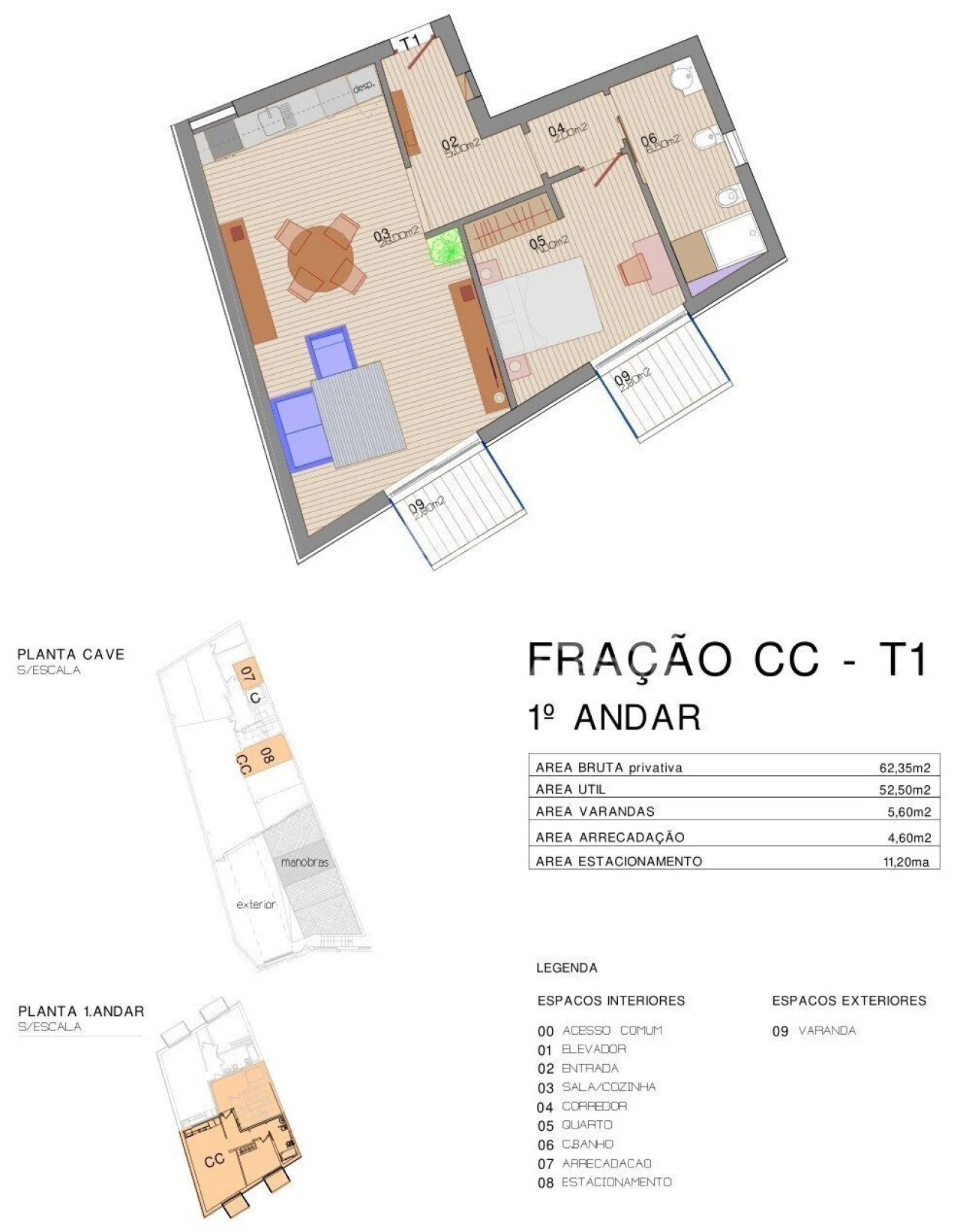 Apartamento T1 para Venda em Ovar, São João, Arada e São Vicente de Pereira Jusã Foto 1