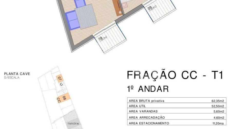 Apartamento T1 para Venda em Ovar, São João, Arada e São Vicente de Pereira Jusã