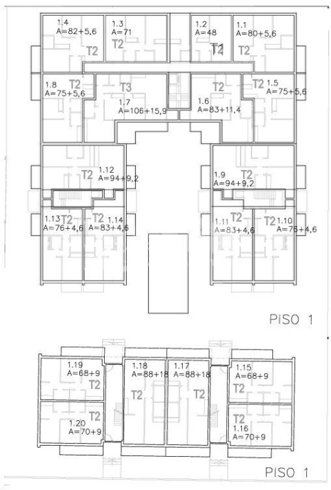 Apartamento T2 para Venda em Esmoriz