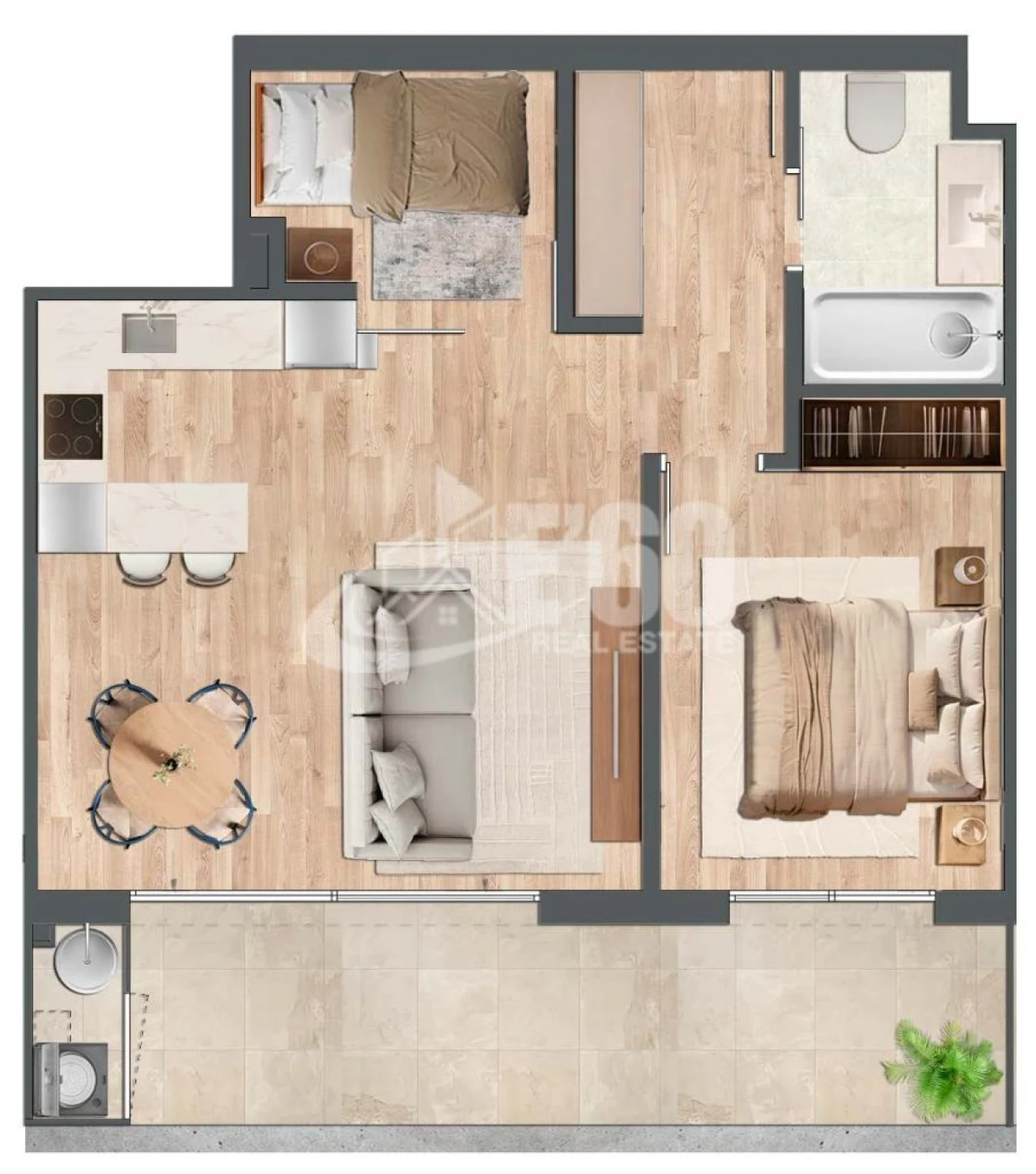Apartamento T1 para Venda em São Felix da Marinha Foto 14