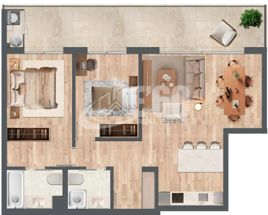 Apartamento T2 para Venda em São Felix da Marinha Foto 13