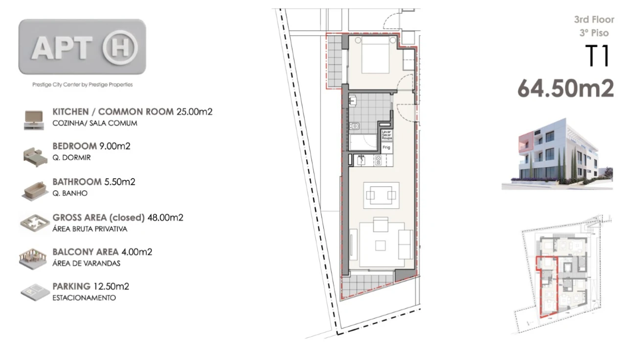 Apartamento para Venda em Machico Planta 2