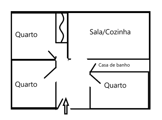 Apartamento T3 para Venda em Odivelas Planta 1