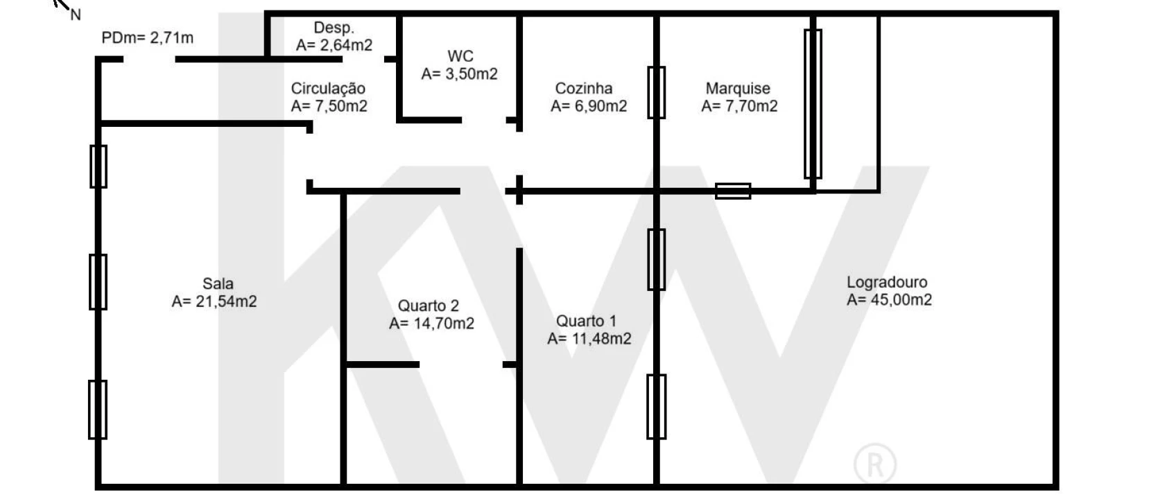 Apartamento T2 para Venda em Santo António Foto 44