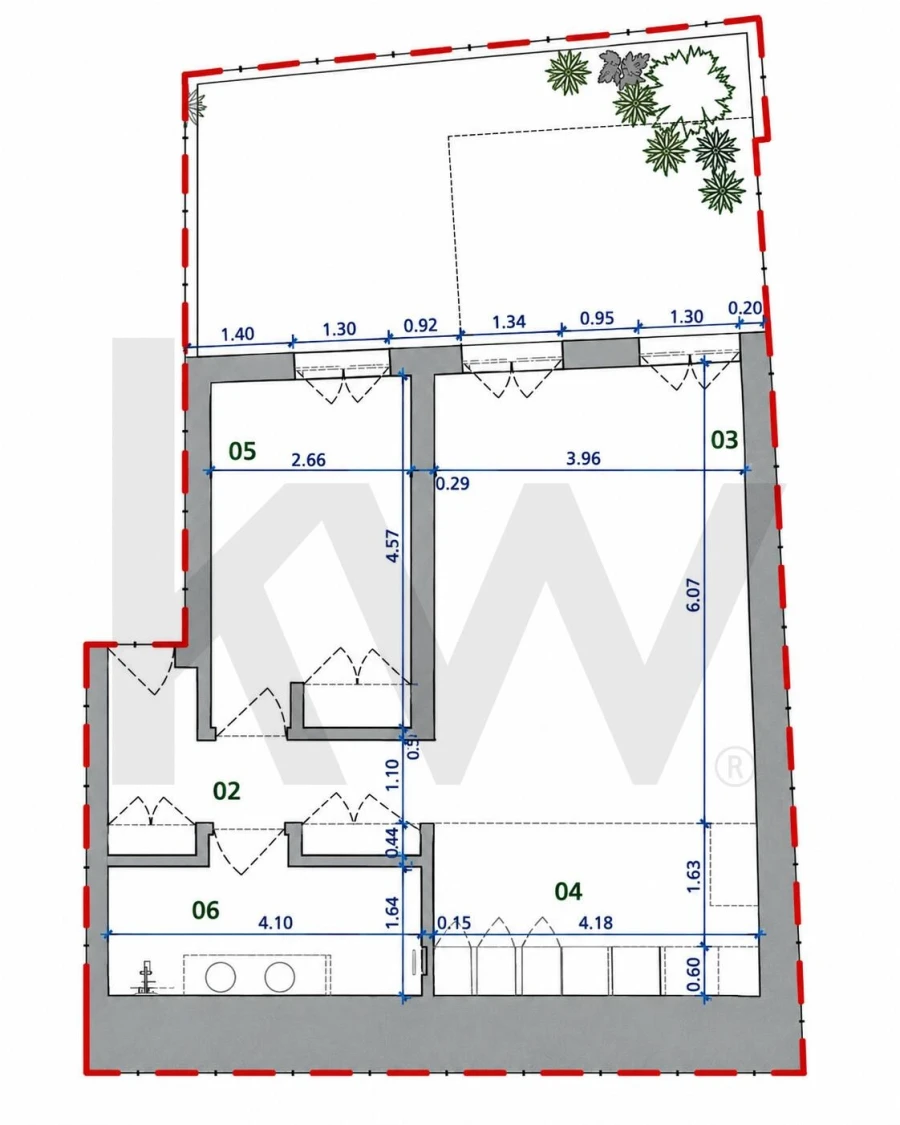 Apartamento T1 para Arrendamento em Santo António Foto 10