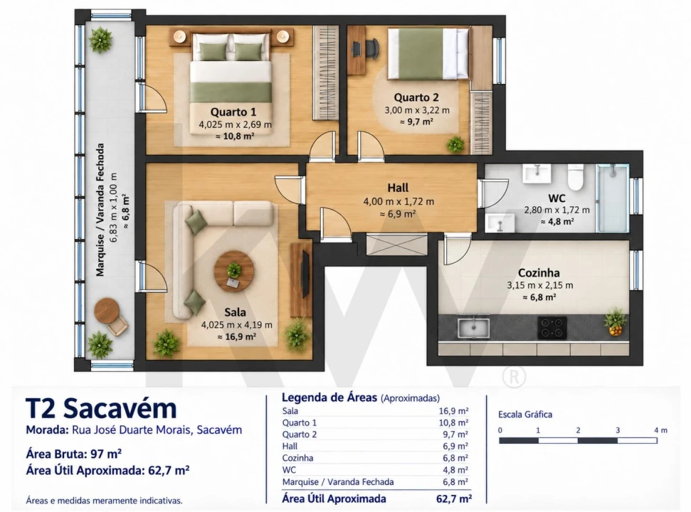 Apartamento T2 para Venda em Sacavém e Prior Velho Foto 22