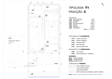 Apartamento T1 para Venda em Pousa