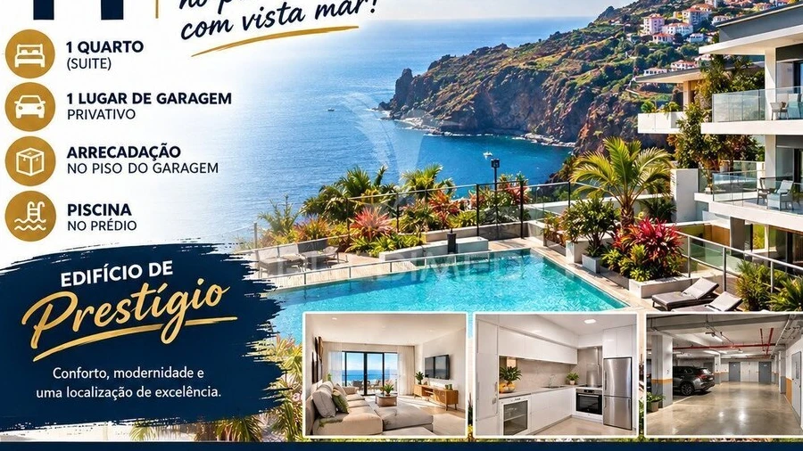 Apartamento T1 para Venda em Caniço
