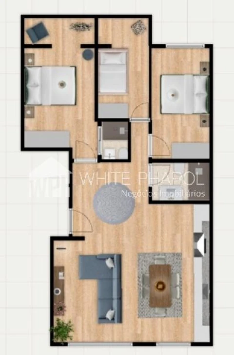 Apartamento T3 para Venda em Benfica