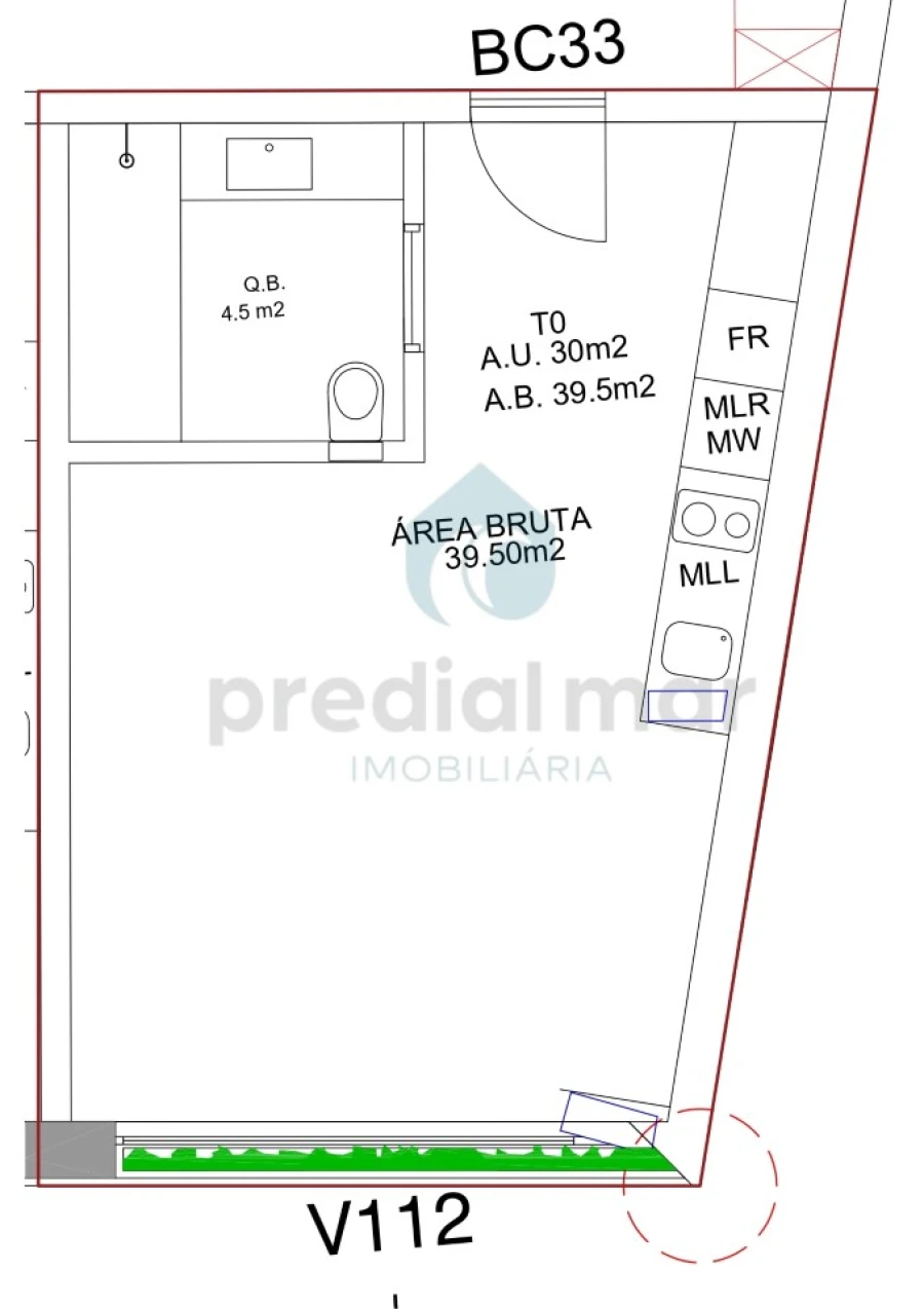 Apartamento para Venda em Matosinhos e Leça da Palmeira Planta 1