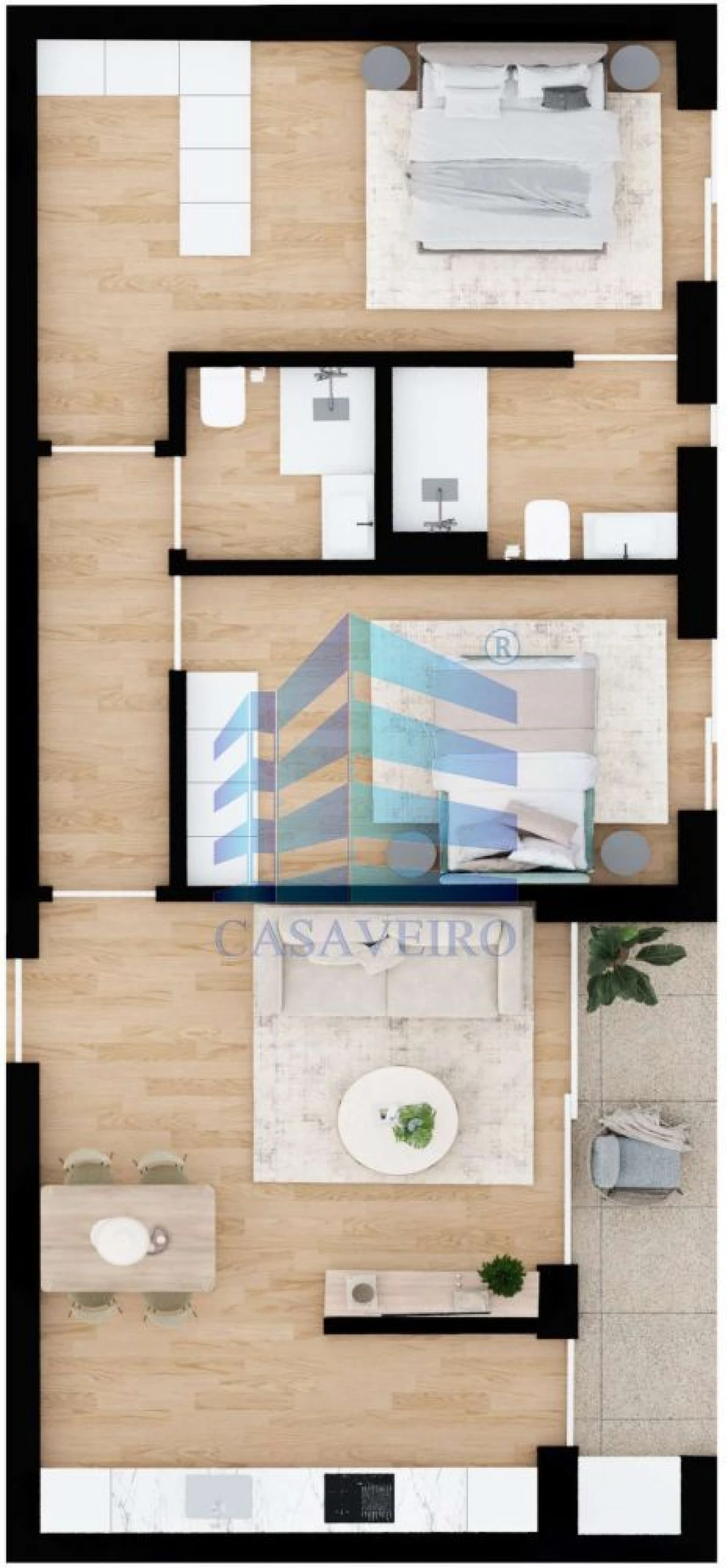 Apartamento T2 para Venda em Glória e Vera Cruz Foto 13