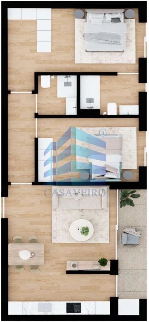 Apartamento T2 para Venda em Glória e Vera Cruz