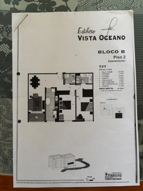 Apartamento T2 para Venda em Caniço