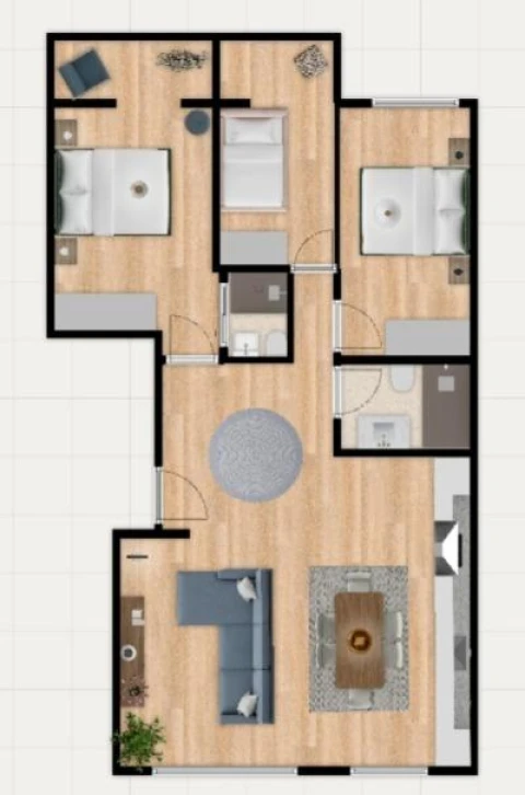 Apartamento T3 para Venda em Benfica