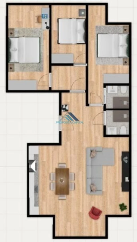 Apartamento T3 para Venda em Benfica