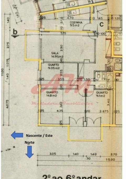 Apartamento T3 para Venda em Benfica