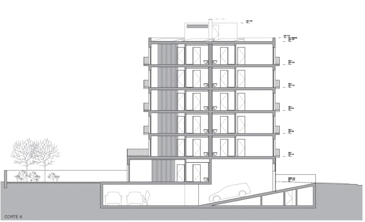 Apartamento T1 para Venda em Ramalde Planta 3