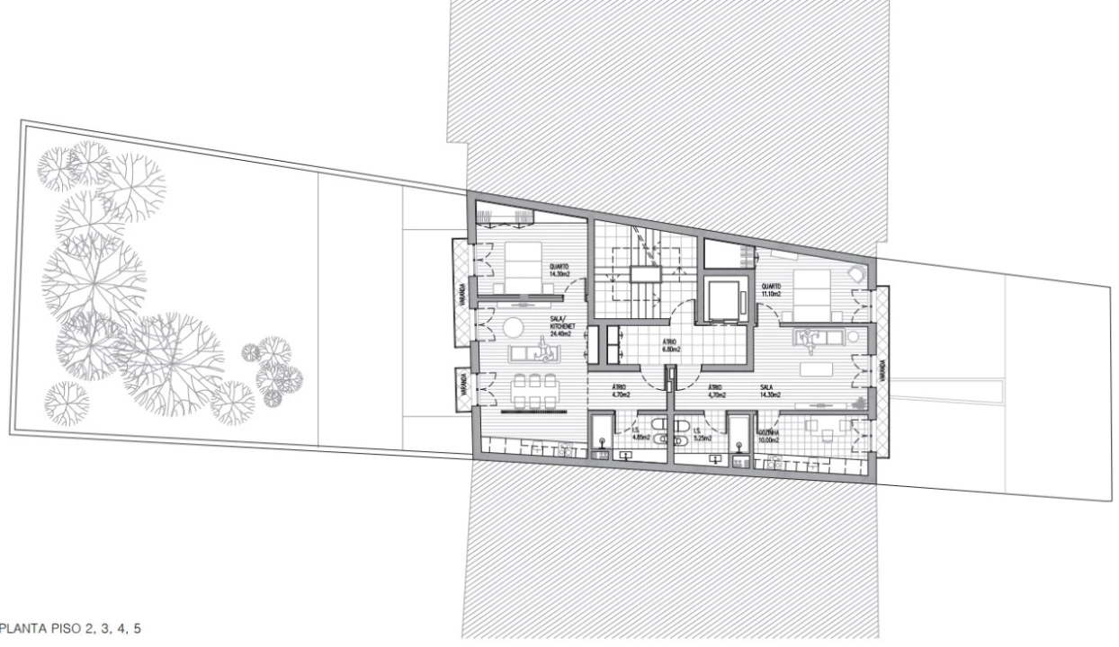 Apartamento T1 para Venda em Ramalde Planta 8