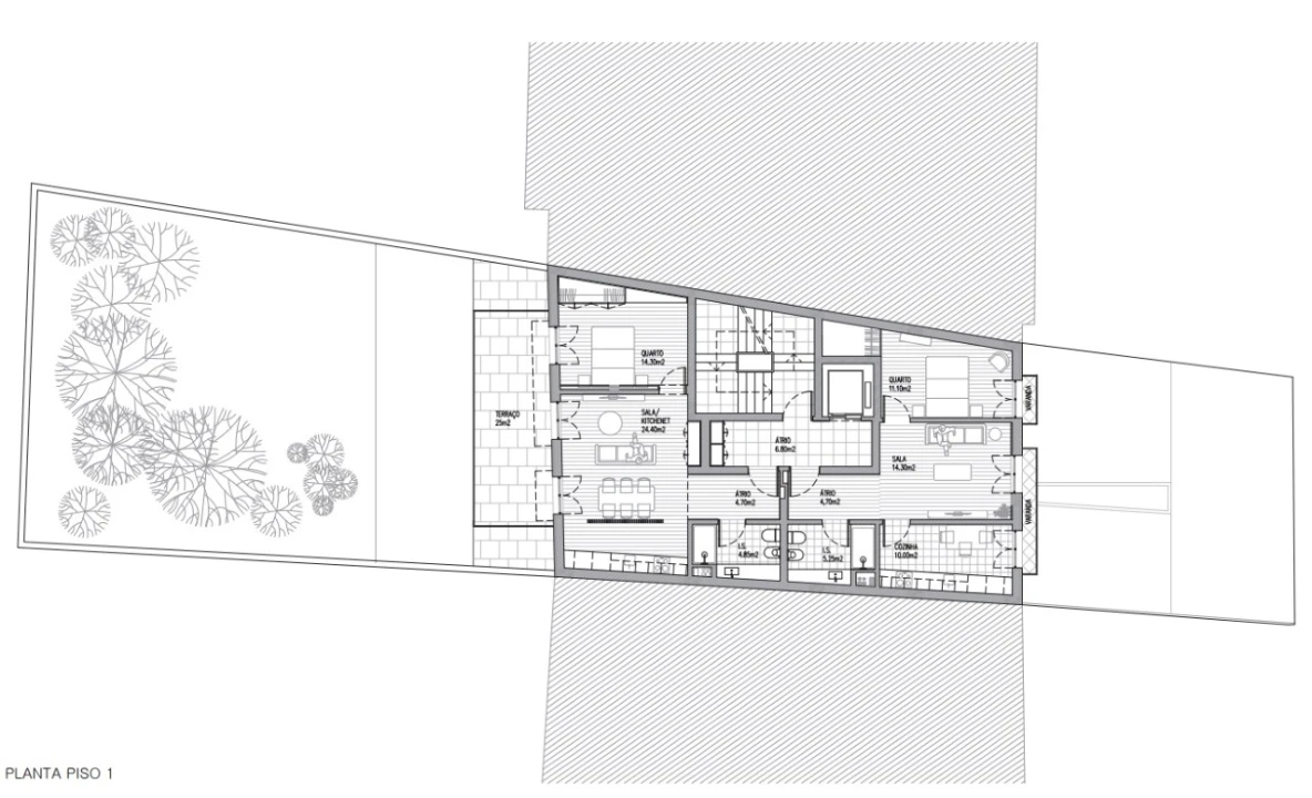 Apartamento T1 para Venda em Ramalde Planta 9