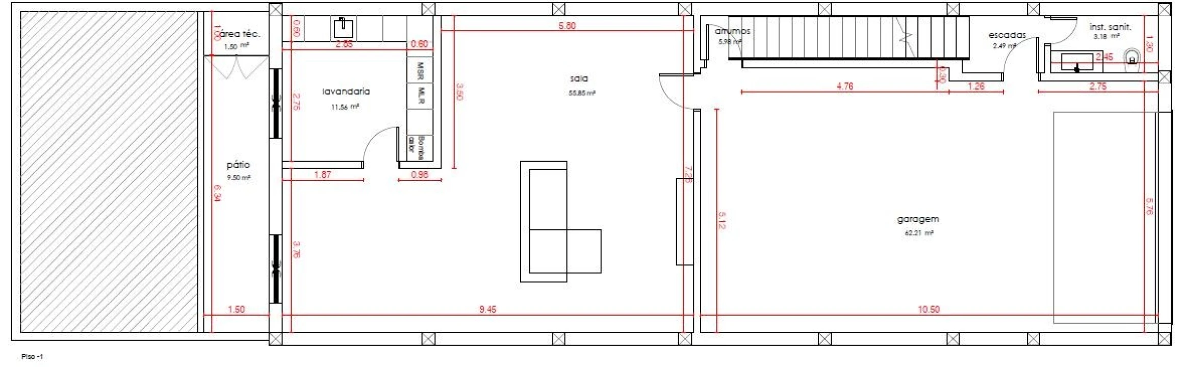 Moradia T3 para Venda em Castêlo da Maia Planta 4