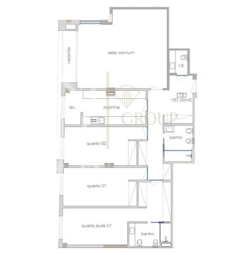 Apartamento T3 para Venda em Cedofeita, Santo Ildefonso, Sé, Miragaia, São Nicolau e Vitória