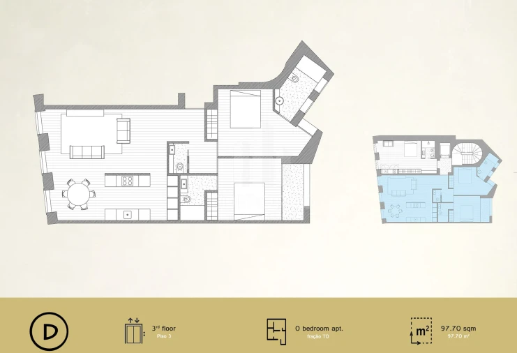 Apartamento T2 para Venda em Cedofeita, Santo Ildefonso, Sé, Miragaia, São Nicolau e Vitória Foto 19