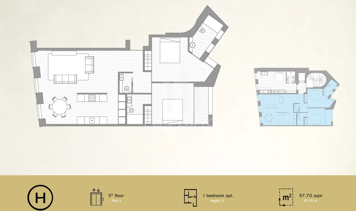 Apartamento T2 para Venda em Cedofeita, Santo Ildefonso, Sé, Miragaia, São Nicolau e Vitória Foto 19