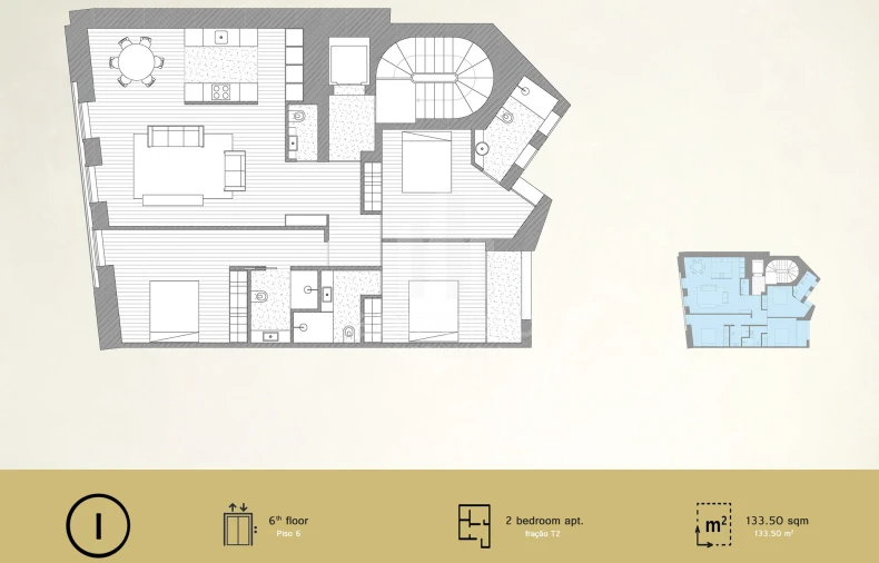 Apartamento T3 para Venda em Cedofeita, Santo Ildefonso, Sé, Miragaia, São Nicolau e Vitória Foto 19