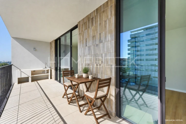 Apartamento T1 para Arrendamento em Santa Marinha Foto 2