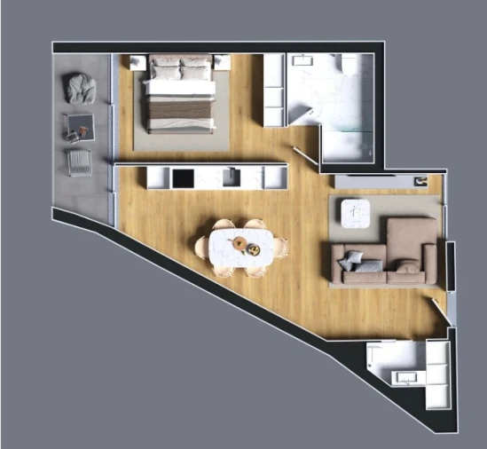 Apartamento T1 para Venda em Cedofeita, Santo Ildefonso, Sé, Miragaia, São Nicolau e Vitória Planta 1