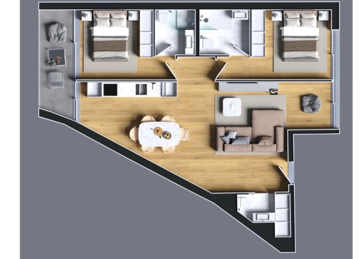 Apartamento T2 para Venda em Cedofeita, Santo Ildefonso, Sé, Miragaia, São Nicolau e Vitória Planta 1