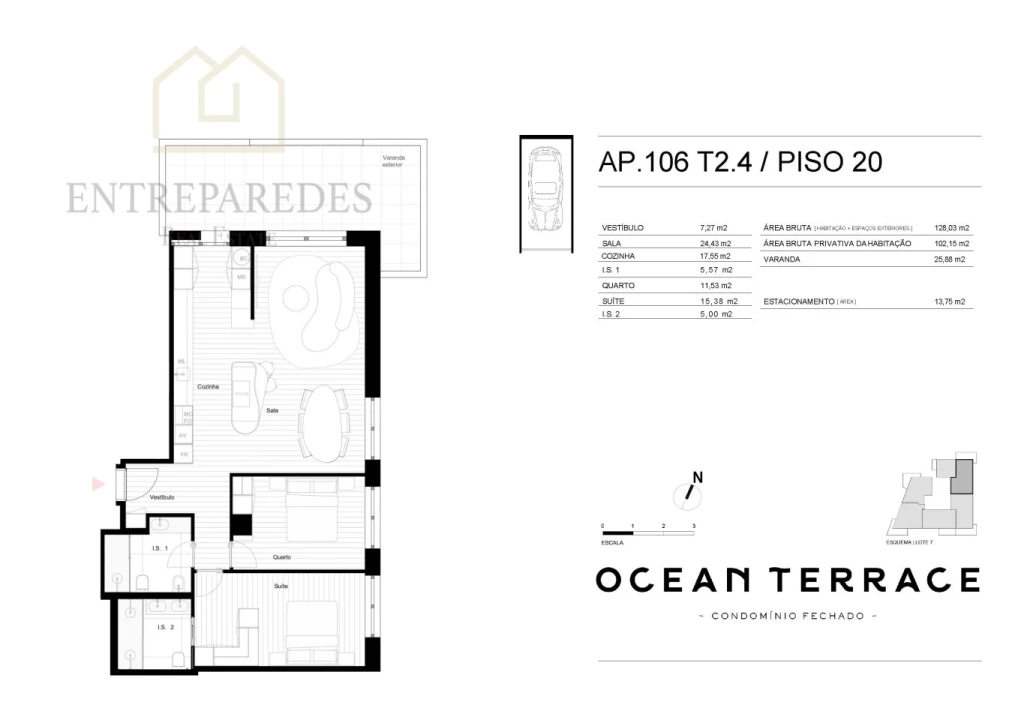 Apartamento T2 para Venda em Matosinhos e Leça da Palmeira Foto 10