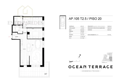 Apartamento T2 para Venda em Matosinhos e Leça da Palmeira