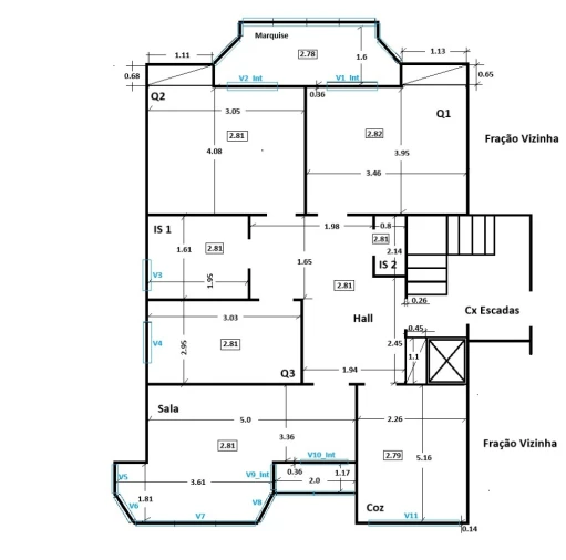 Apartamento T3 para Venda em Rio de Mouro Planta 1