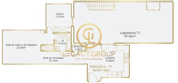 Apartamento T1 para Venda em Quarteira