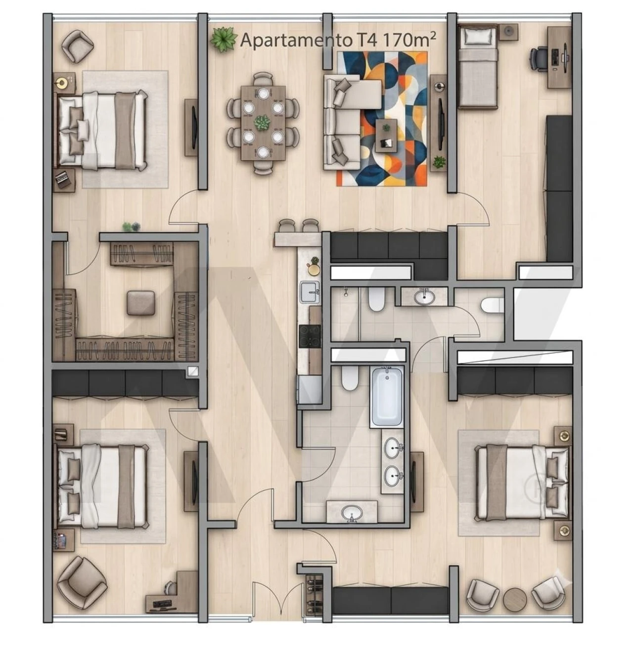 Apartamento T4 para Venda em Setubal (São Sebastião) Foto 29