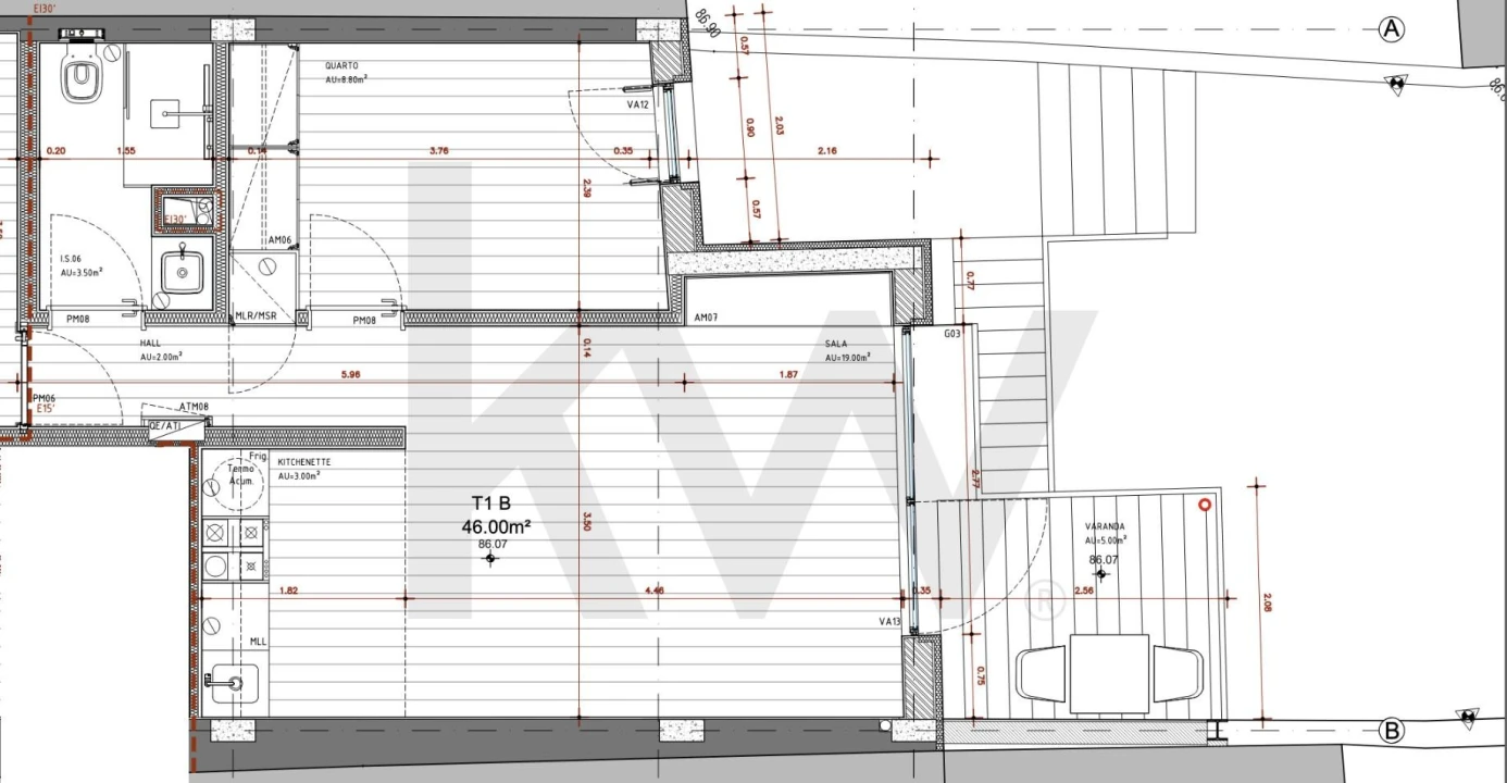 Apartamento T1 para Arrendamento em São Vicente Foto 10