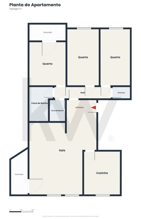 Apartamento T3 para Venda em Costa da Caparica