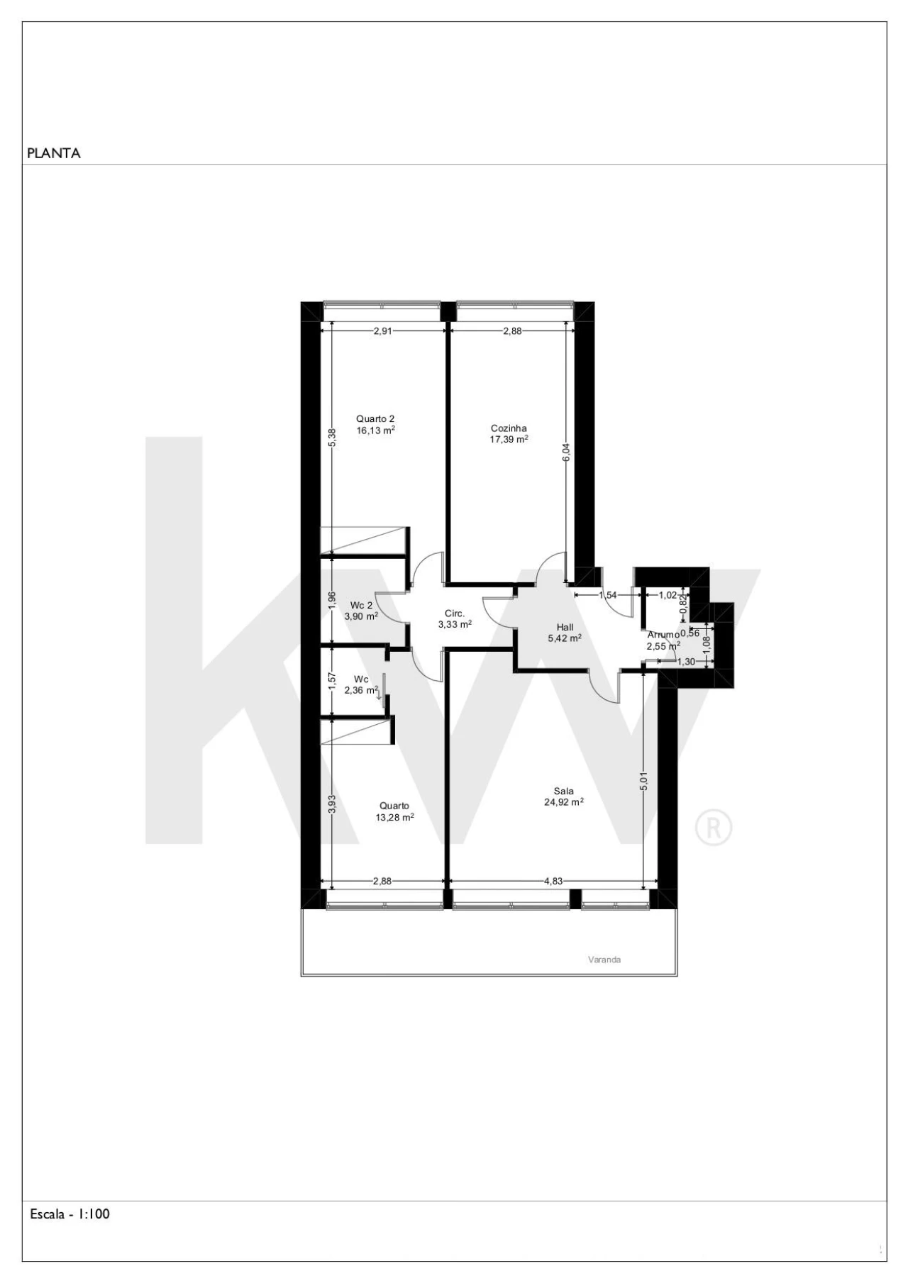 Apartamento T2 para Venda em Creixomil Foto 30