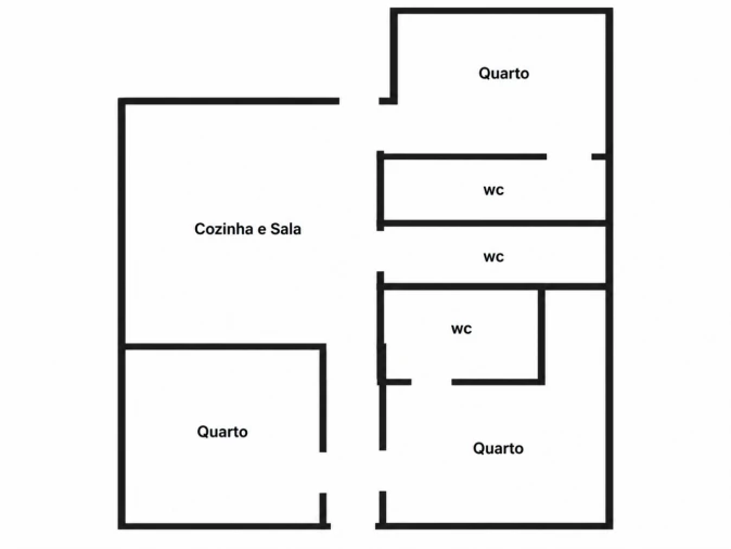 Moradia T3 para Venda em Pego Planta 1