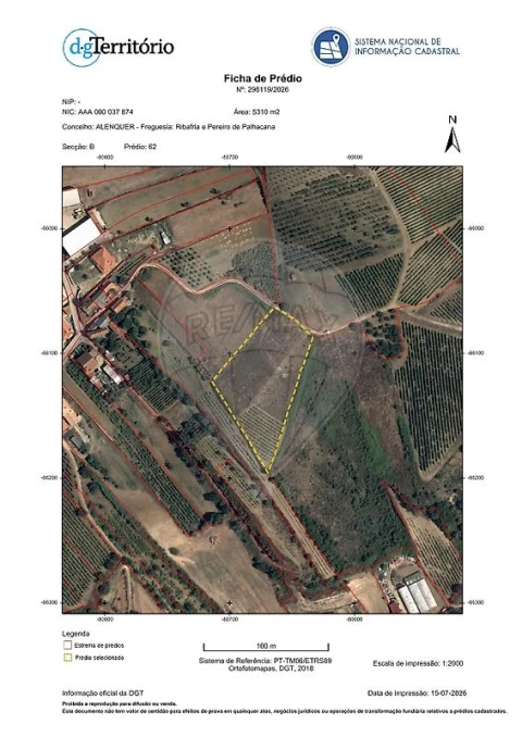 Terreno para Venda em Ribafria e Pereiro de Palhacana