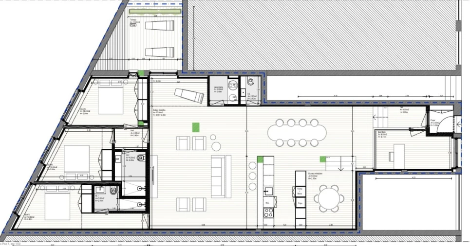 Apartamento T3 para Venda em Lordelo do Ouro e Massarelos Planta 1