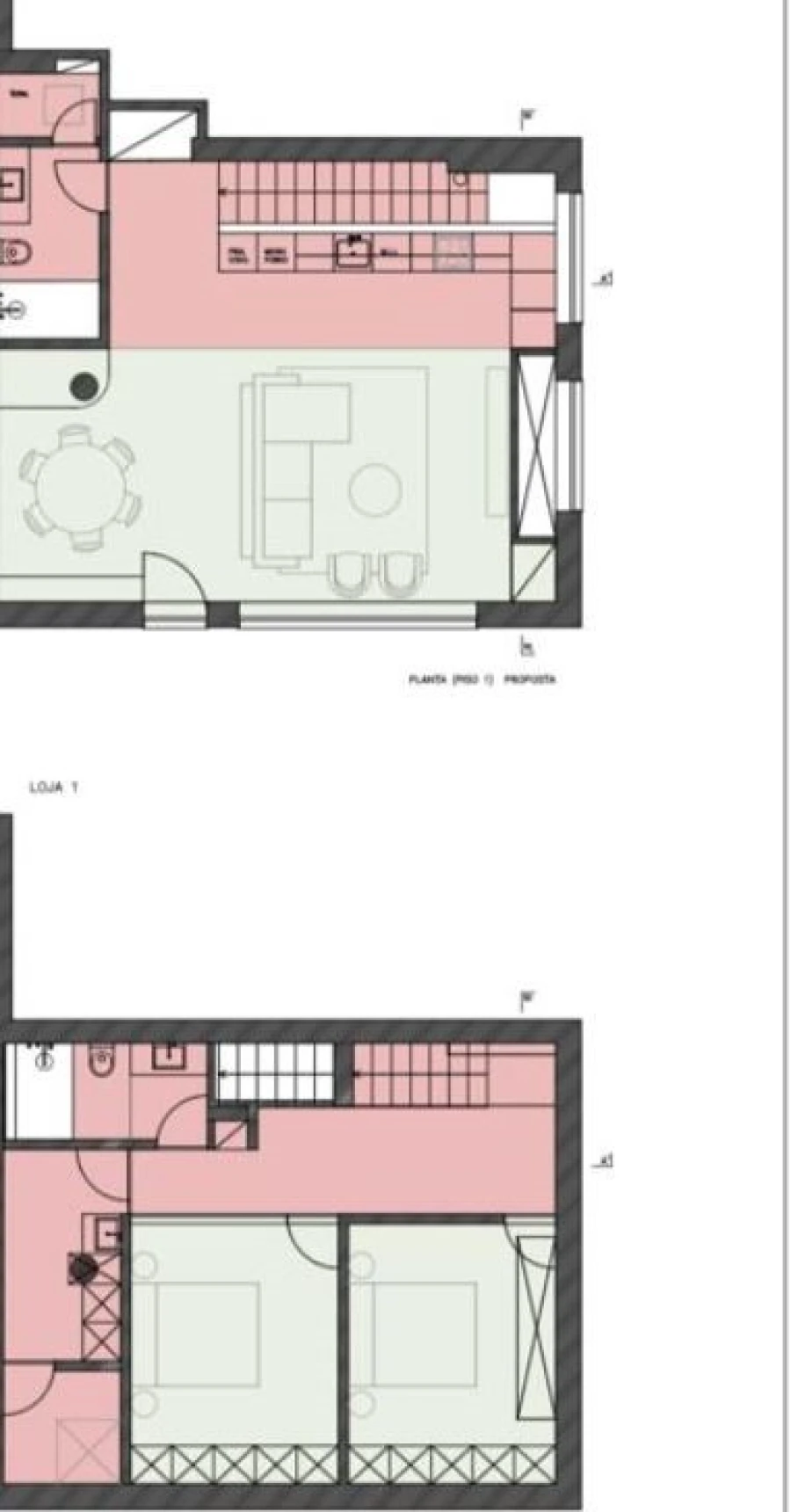 Apartamento T2 para Venda em Argoncilhe Planta 1