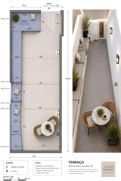 Apartamento T1 para Venda em Buarcos