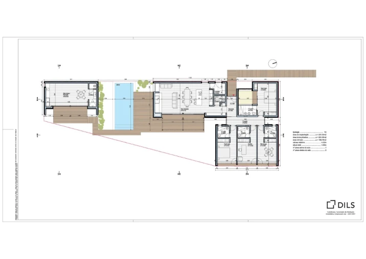 Moradia T5 para Venda em Carvalhal Planta 1