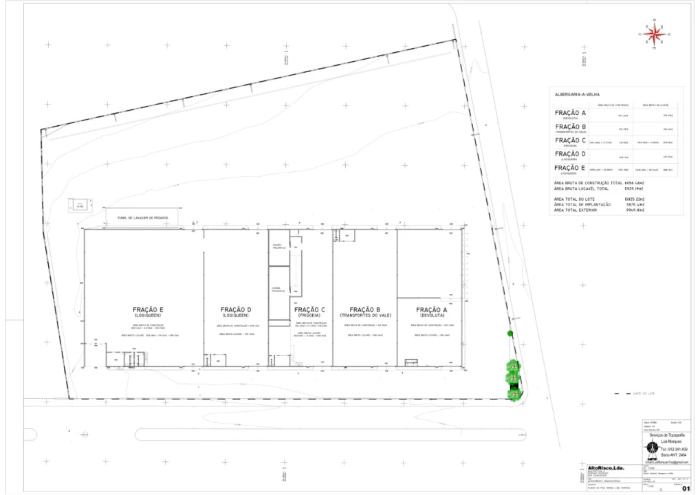 Armazém para Arrendamento em Albergaria-A-Velha e Valmaior Planta 3