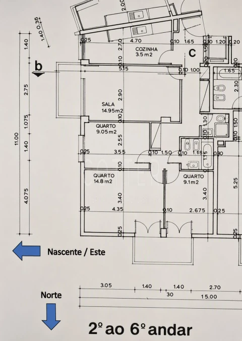 Apartamento T3 para Venda em Benfica