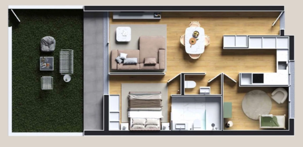 Apartamento T1 para Venda em Cedofeita, Santo Ildefonso, Sé, Miragaia, São Nicolau e Vitória Planta 1