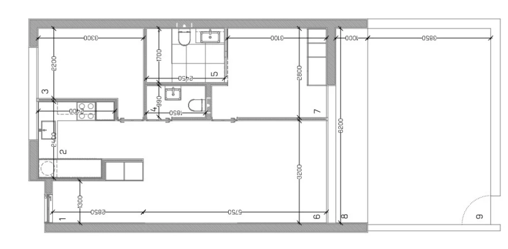 Apartamento T1 para Venda em Cedofeita, Santo Ildefonso, Sé, Miragaia, São Nicolau e Vitória Planta 1