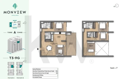 Apartamento T3 para Venda em Algés, Linda-A-Velha e Cruz Quebrada-Dafundo